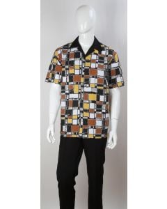 Black Men's Two Piece Pants Sets