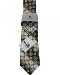 Statement Classic Tie Set- Unique Geometric Design