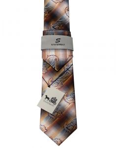 Statement Classic Tie Set- Gradient Stripes