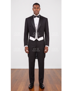 Black Tuxedo with Tails Mens Tuxedo