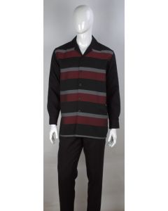 Royal Diamond Men's 2 Piece Walking Suit - Smooth Stripes
