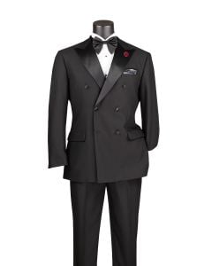 Vinci Men's 2 Piece Tuxedo - Double Breasted