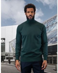 Statement Men's Long Sleeve Shirt - Turtle Neck Sweater