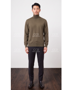Statement Men's Outlet Long Sleeve Shirt - Turtle Neck Sweater