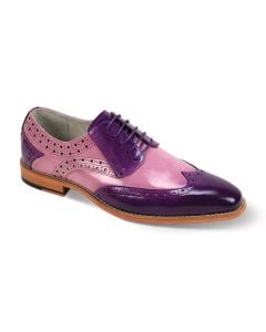 Giovanni Men's Leather Dress Shoe - Wingtip Style