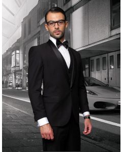 Statement Men's 3 Piece 100% Wool Tuxedo - Bold Colors