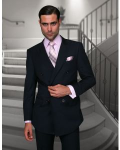 Statement Men's 2 Piece 100% Wool Fashion Suit - Bold Color