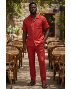 Brown Leisure Suit Clothing Suit for Men