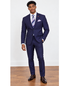 Statement Men's Outlet 2 Piece 100% Wool Modern Fit Suit - Subtle Texture