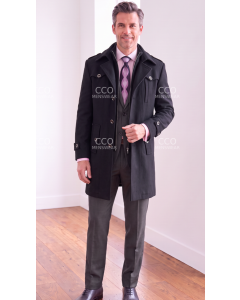 Black Jacket Overcoat Mens Coats