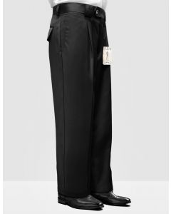 Zacchi Men's Wide Leg Pants - Classic Pleated Style