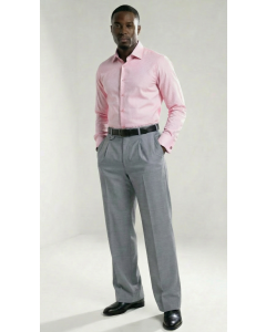 Light Grey wool Men's dress pant slacks