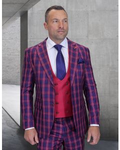 Men's Suit Plaid 
