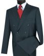 Vinci Men's 2 Piece Executive Suit - Double Breasted