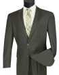 Royal Diamond Men's Outlet 2 Piece Suit - Solid Colors