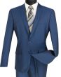 CCO Men's 2 Piece Slim Fit Outlet Suit - Textured Weave