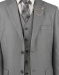 Vinci Men's 3 Piece Wool Feel Classic Suit - Extra Long Sizes