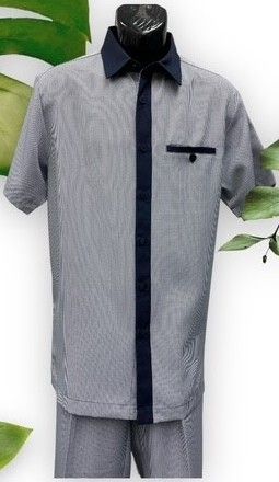 Dreams by Zacchi Men's 2 Piece Walking Suit - Houndstooth Set