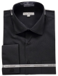 Daniel Ellissa Men's Outlet French Cuff Dress Shirt - Solid Color