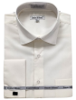 Daniel Ellissa Men's French Cuff Dress Shirt - Solid Color