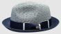 Bruno Capelo Men's Fedora Style Straw Hat - Snap Brim