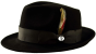 Bently Men's 100% Australian Wool Fedora Hat - Lite Wool Felt