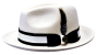Bruno Capelo Men's Australian Wool Fedora Hat - Two Tone