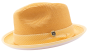 Montique Men's Fedora Style Straw Hat - Houndstooth