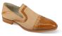 Giovanni Men's Slip On Dress Shoe - Leather Accent  