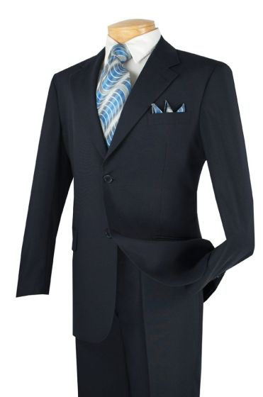 CCO Men's 2 Piece Poplin Outlet Suit - 2 Button Jacket