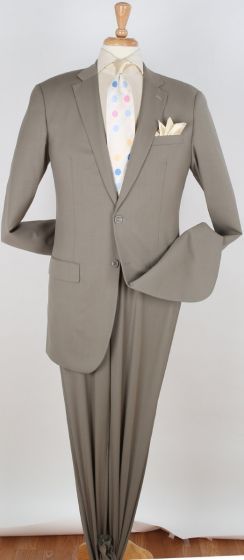 Apollo King Men's 100% Wool Outlet Suit - Extra Long Sizes