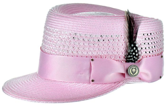 Bruno Capelo Men's Fashion Straw Hat - Vented Crown