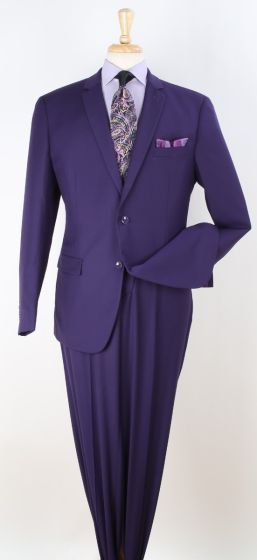 SMB Couture Men's 2 Piece Executive Suit - Solid Colors