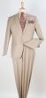 tan Mens Suits 2 Piece Suit Notch Lapel