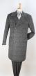 Apollo King Men's 3/4 Length Top Coat - Notch Lapel