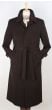 Black Diamond Men's Full Length Duster Coat - Wide Fashion Lapel