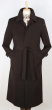 Black Diamond Men's Outlet Full Length Duster Coat - Wide Fashion Lapel