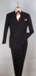 Apollo King Men's 3pc 100% Worsted Wool Outlet Suit - Double Breasted