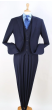 Navy Inexpensive Mens Suits Suit with Vest