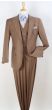 Royal Diamond Men's 3 Piece Executive Suit - Peak Lapel