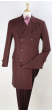 Veno Giovanni Men's Outlet 3/4 Length Top Coat - Notch Lapel