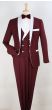 Royal Diamond Men's Outlet 3pc Fashion Tuxedo - White Accents