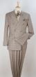 Apollo King Men's 3 Piece 100% Wool Suit - Designer Fashion