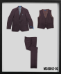 Sean Alexander Men's 3 Piece Hybrid Fit Suit - Sleek Solid