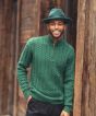 Emerald Men's Quarter Zip Sweater
