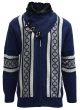 Silversilk Men's Sweater - Circle Dot Pattern
