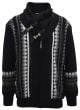 Silversilk Men's Sweater - Double Buckle Collar