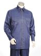 Canto Men's Outlet 2 Piece Long Sleeve Walking Suit - Denim Look