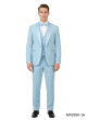 Light Blue Suit Men's Fancy Suits with Bowtie Satin Shawl Lapel