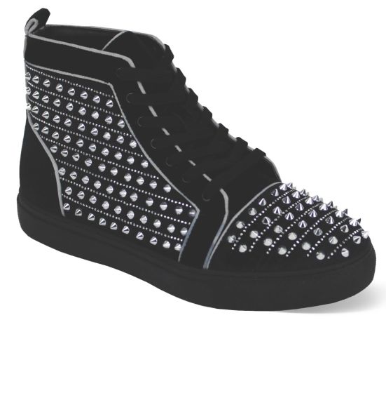 After Midnight Men's Fashion Boot - Spikes and Studs